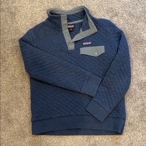 Quilted Patagonia Button Sweatshirt